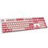 Ducky One 3 Gossamer Pink Gaming Tastatur - MX-Black Clear Top (US) image number null