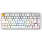 Glorious GMMK Pro Gaming Tastatur, Hot-Swap, RGB - Glorious Fox Switch, ISO (DE), weiß, Pre-built