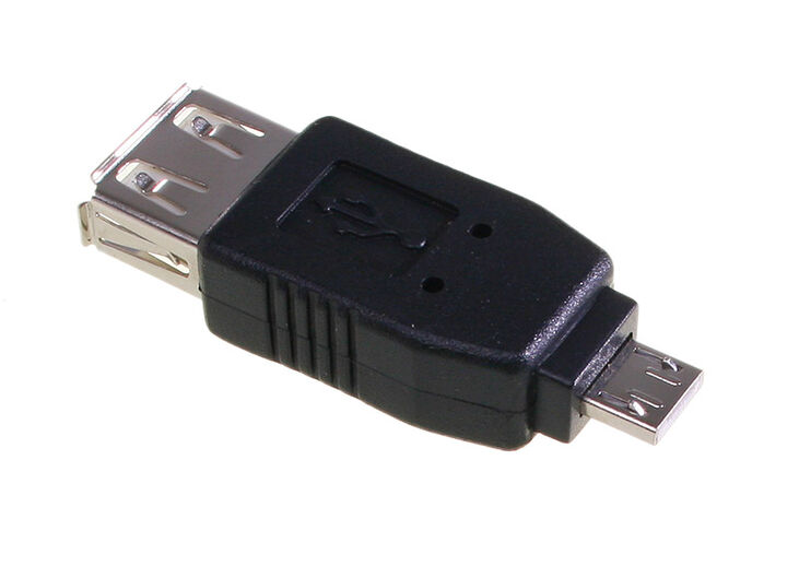 InLine Micro-USB Adapter Micro-A Stecker an USB-A Buchse image number 0