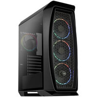 Aerocool Aero One Eclipse Midi-Tower, Tempered Glass - schwarz