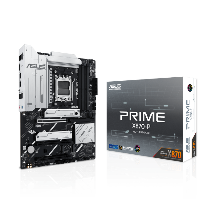 ASUS Prime X870-P motherboard, AMD X870, Socket AM5, DDR5 image number 0