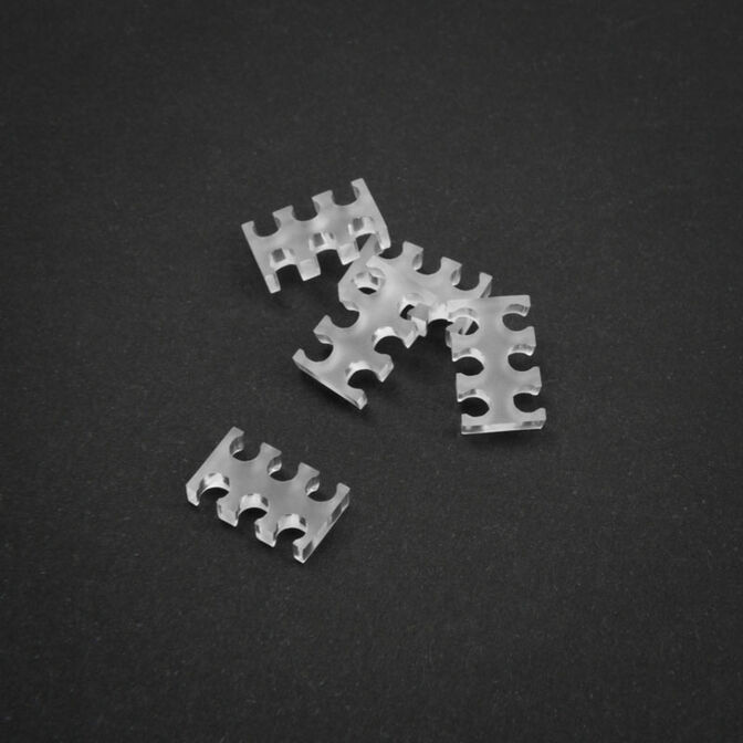 King Mod Service 6-Slot Cable Comb 3mm small - clear - set of 5 image number 0