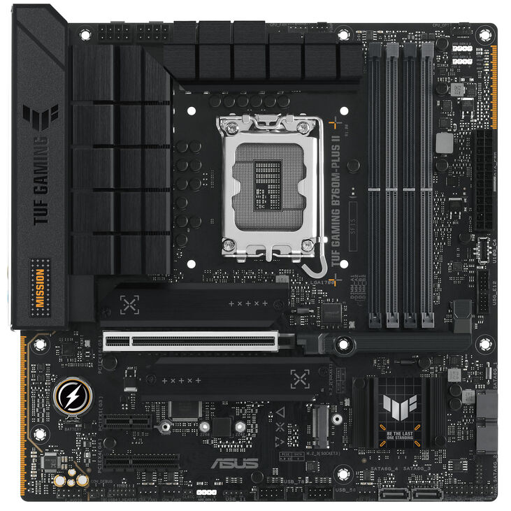 ASUS TUF GAMING B760M-PLUS II Intel B760 LGA 1700 micro ATX image number 2