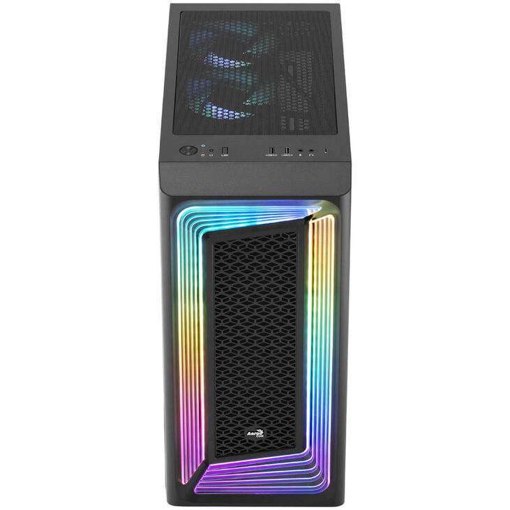 Aerocool Interstellar-G-BK-v1 Midi-Tower - schwarz image number 1
