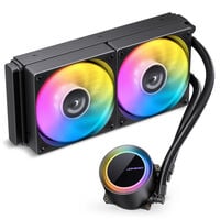 Jonsbo TG-240 AiO Wasserk&uuml;hlung, ARGB - 240mm, schwarz