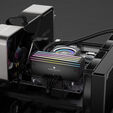 Corsair Dominator Titanium DDR5-7200 RAM, CL34, XMP - 32 GB Dual-Kit, black image number null