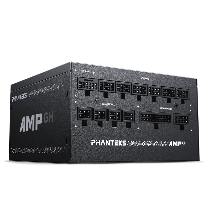 PHANTEKS AMP GH 1200W 80 PLUS Platinum power supply, PCIe 5.1, ATX 3.1 - 1200 watts, black image number 3