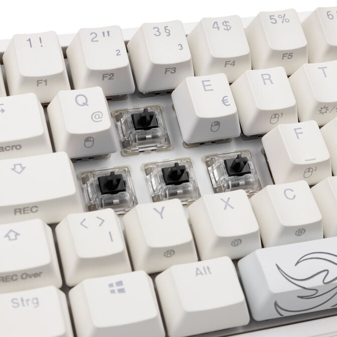 Ducky One 2 Pro Mini White Edition Gaming Tastatur, RGB LED - Cherry Black image number 7