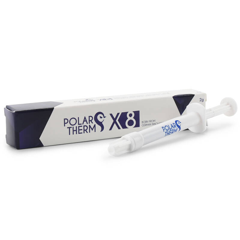 Polartherm Wärmeleitpaste Polartherm X-8 Wärmeleitpaste 2 Gramm, Wärmeleitpaste, CPU