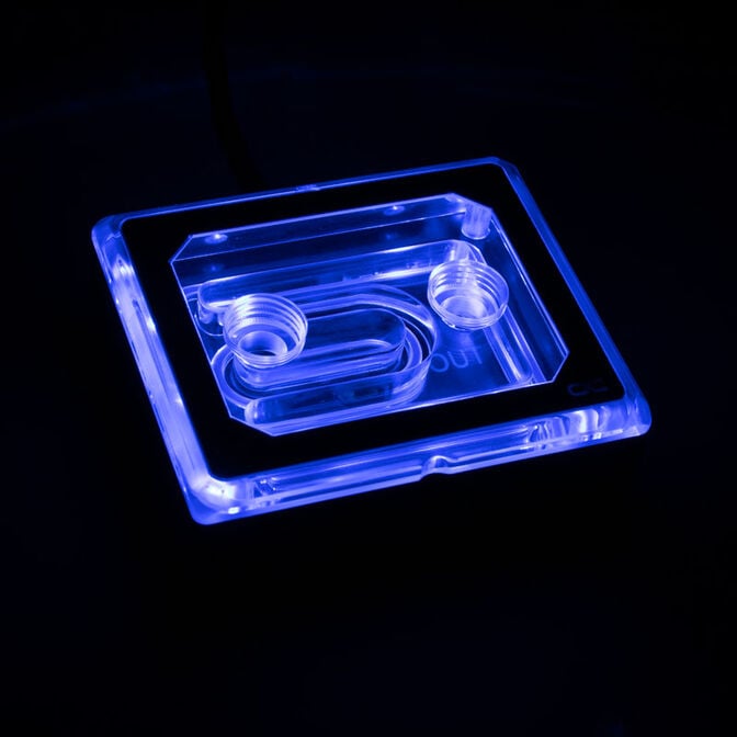 Alphacool Eisblock XPX Aurora Pro CPU, Digital RGB - Acrylic Chrome image number 2