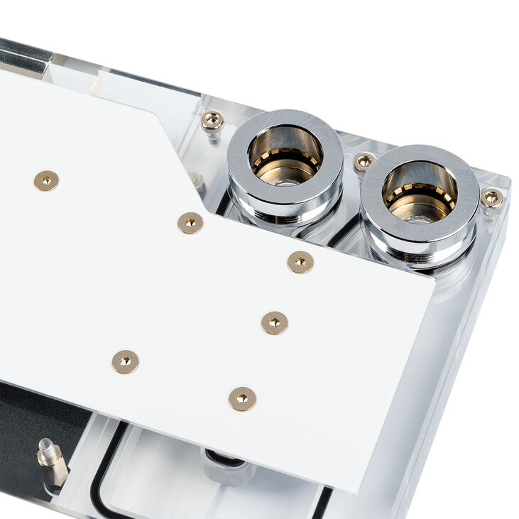 PHANTEKS Glacier Ez-Fit G40 RTX 4090 Asus GPU Water Block, D-RGB – White image number 3