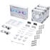 PHANTEKS NV7 - white + D30 PWM Reverse Airflow D-RGB fan, 3-pack - 120mm image number null
