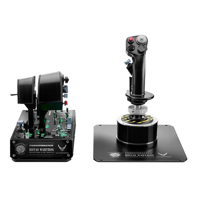 Thrustmaster HOTAS WARTHOG MKII HOTAS-System, Hall-Effekt, 16-Bit, 1:1-Replikat - schwarz image number 1