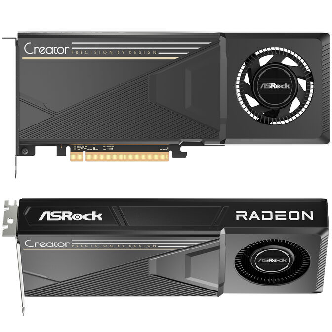 ASRock Radeon AI Pro R9700 Creator 32GB Graphics Card, 32768 MB GDDR6 image number 2
