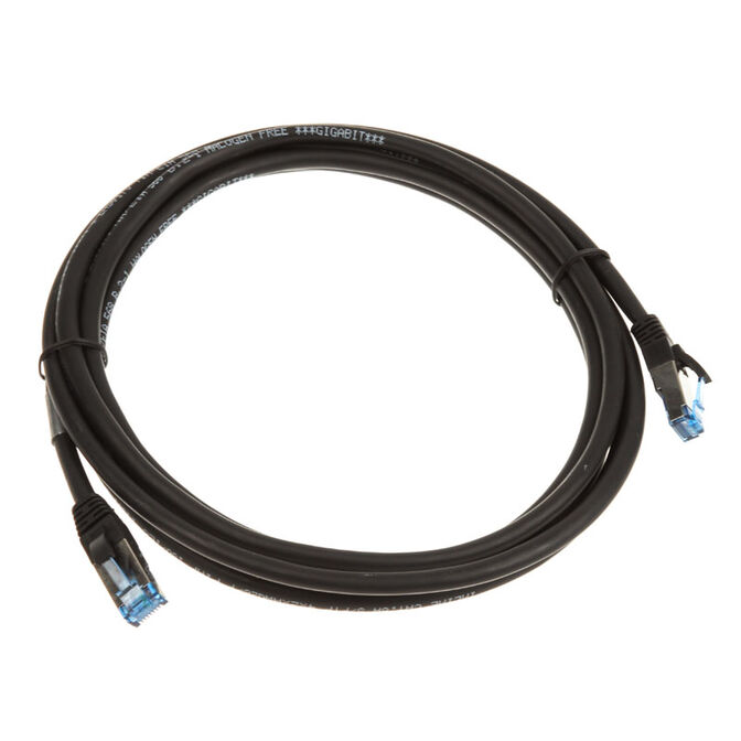 InLine Patch Cable Cat.6A, S/FTP (PiMf), 500MHz, black - 3m image number 1
