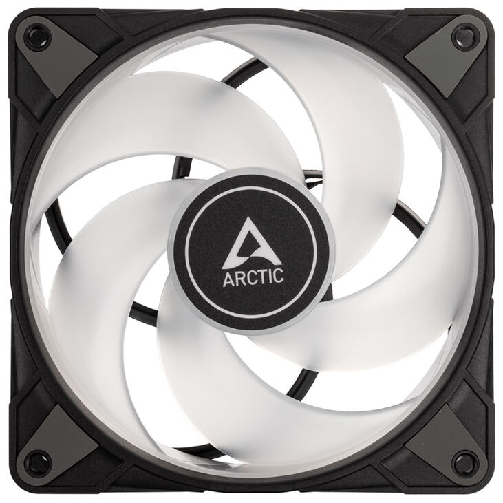 Arctic P12 PWM PST A-RGB 0db Lüfter, schwarz - 120mm, 3er Pack image number 3