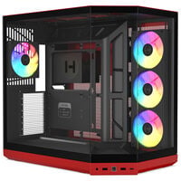 HYTE Y50 Midi Tower - Black Cherry