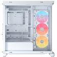 Corsair FRAME 4500X LX-R RGB PC Case, Mid Tower, E-ATX, Tempered Glass - White image number null