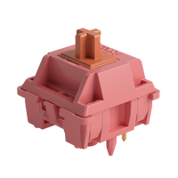 AKKO Rosewood Switches, mechanical, 5-pin, linear, MX stem, 40g - 45 pieces