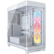 Corsair FRAME 4500X LX-R RGB PC Case, Mid Tower, E-ATX, Tempered Glass - White image number null