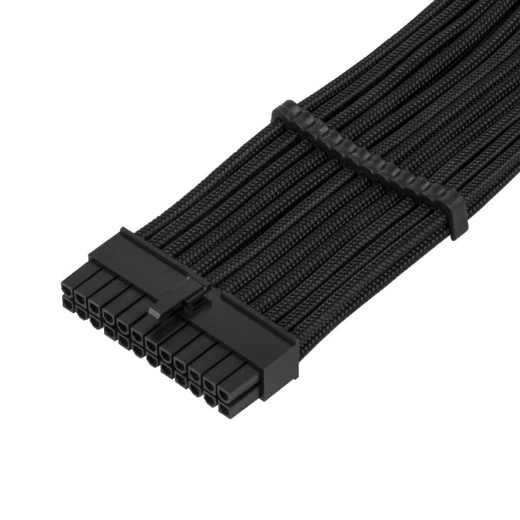 SilverStone ATX 24-Pin-Kabel, 300mm - schwarz image number 2