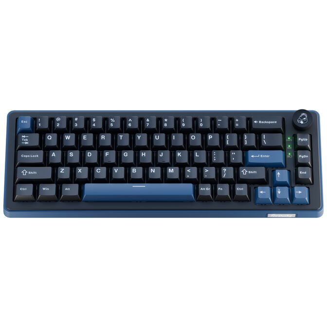 Ducky OK-M 65 Gaming-Tastatur, 65%, Hot-Swap-f&auml;hig, RGB, ANSI - KTT Wine Red Switches image number 2