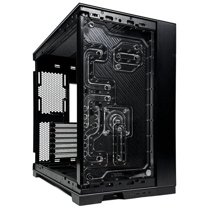 Stealkey Customs SK-Crosscool III Lian Li O11 DYNAMIC EVO RGB Distro Plate, RGB image number 4