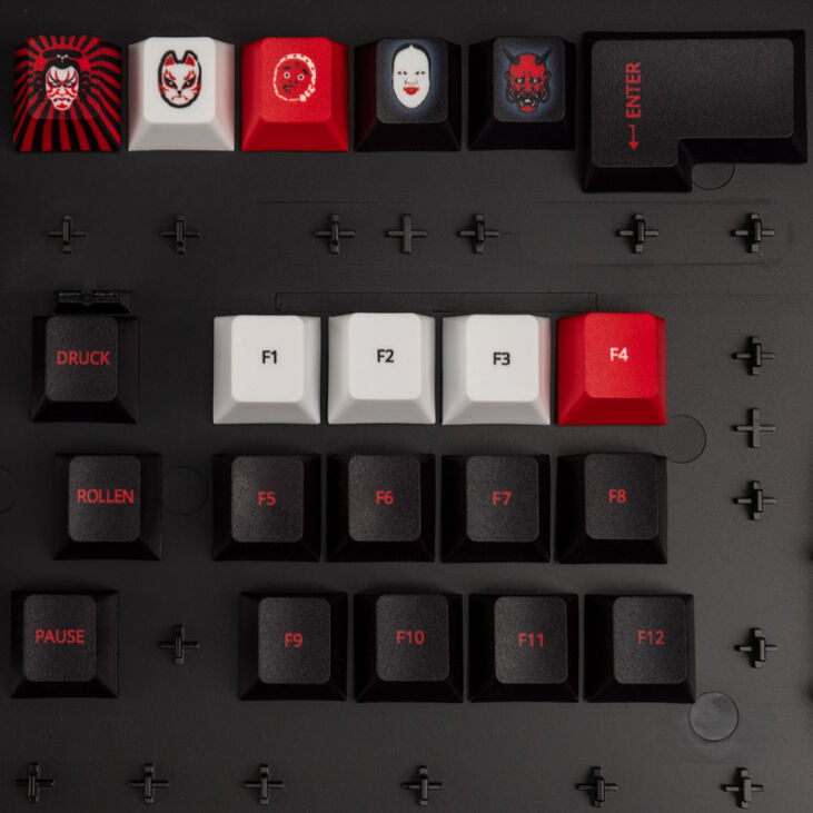 Traitors KABUKI, Keycap Set, PBT (ISO-DE) image number 2