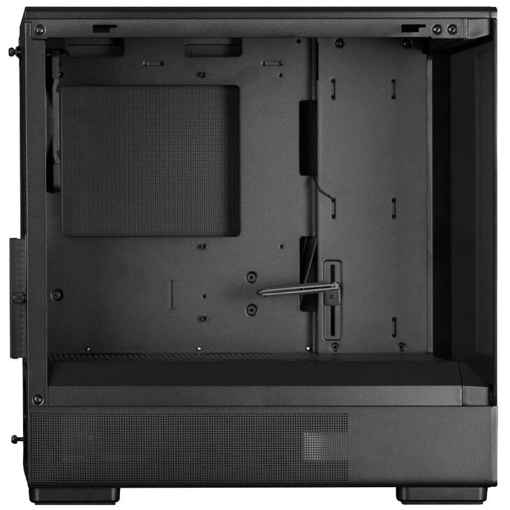 Zalman P10 PC Case, Mini Tower, mATX, RGB, Tempered Glass - Black image number 2