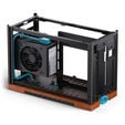 Jonsbo T9 Black PC Case, Mini Case, ITX, PCIe 5.0 Riser Cable - Black image number null