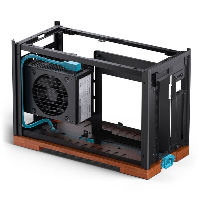 Jonsbo T9 Black PC Case, Mini Case, ITX, PCIe 5.0 Riser Cable - Black image number 10