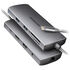 AXAGON HMC-8HLSA USB-C 3.2 Gen 1 hub, 3x USB-A + 4K/30Hz HDMI + SD/microSD, GLAN, Audio, PD 100W, 20cm USB-C cable image number null