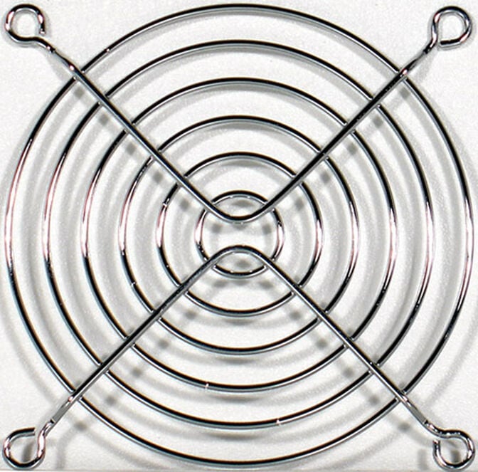 L&uuml;ftergitter Classic, 92 mm - silber image number 0