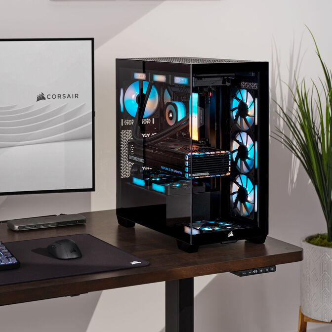 WQHD Gaming-PC-Konfigurator, Corsair 3500X, Intel LGA 1851, Intel Core Ultra Prozessor, RX 9070 / RTX 5080 GPU image number 3