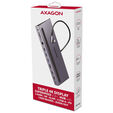 AXAGON HMC-4KX3 USB 3.0 Hub, MiniDP + 2x HDMI, LAN, PD, 3x USB-A, SD-Kartenleser, Audio image number null