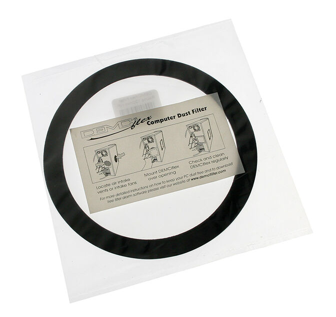 DEMCiflex Staubfilter 120mm, rund - schwarz/wei&szlig; image number 2