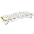 Ducky One 2 Pro Mini White Edition Gaming Tastatur, RGB LED - Gateron Yellow (US) image number null