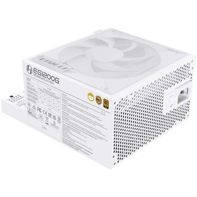 Lian Li EDGE GOLD 1200 80 PLUS Gold Netzteil, PCIe 5.1, ATX 3.1 - 1200 Watt, wei&szlig;, inkl. USB-Hub image number 3