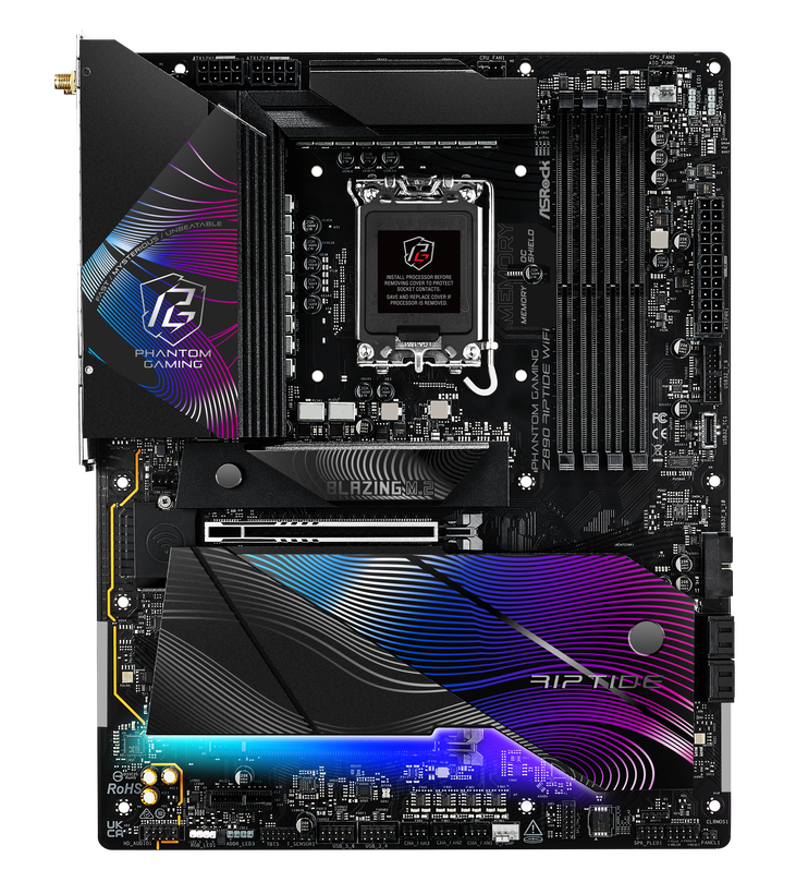 ASRock Z890 Riptide WiFi Mainboard, Sockel LGA 1851, Intel Z890, ATX, DDR5 image number 4