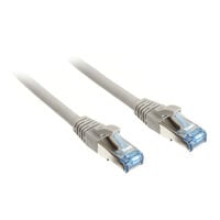 InLine Patchkabel Cat.6A, S/FTP (PiMf), 500MHz, grau - 15m