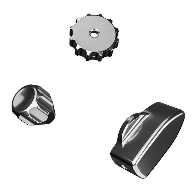 Ascher Racing Knob Kit Pro &ndash; Mercury image number 0