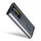 AXAGON EEM2-SD2 Externes M.2/SATA Gehäuse mit Display - grau