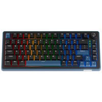 Ducky OK-M 75 Gaming-Tastatur, 75%, Hot-Swap-f&auml;hig, RGB, ANSI - KTT Wine Red Switches
