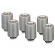 Thermal Grizzly DeltaMate Extender Fitting - MF28, matt nickel, 6er-Pack image number null