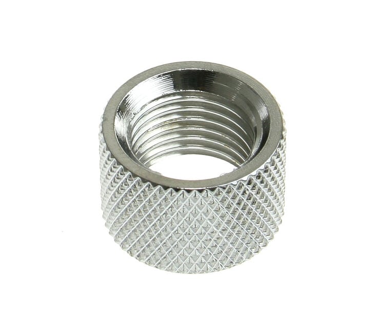 Bitspower Multi Adapter G1/4 inch female to G1/4 inch female, shiny silver image number 1
