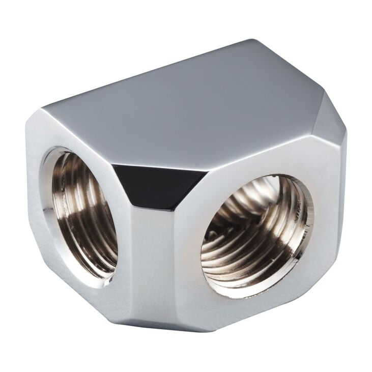 PHANTEKS Glacier Adapter T-Splitter 3x G1/4 Zoll IG, chrome silber image number 0