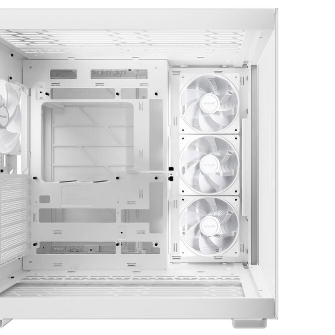 be quiet! Light Base 600 LX PC Case, Mid Tower, Tempered Glass, ARGB - white image number 4
