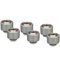 Thermal Grizzly DeltaMate Compression Fitting, Brass, G1/4" Thread - Nickel, ST16, Pack of 6