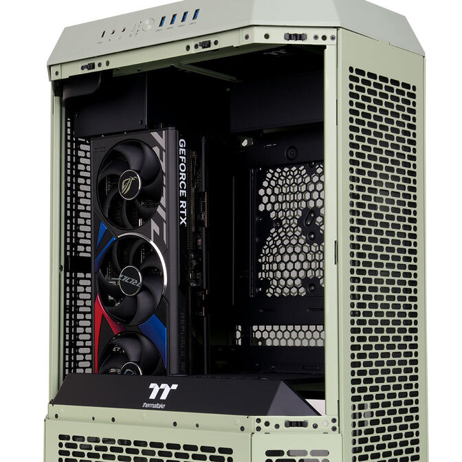 Thermaltake The Tower 600 PC-Geh&auml;use, Midi-Tower, ATX, Tempered Glass - Matcha Green image number 22