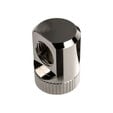 EK Water Blocks EK-Torque Adapter 90 Degree G1/4 inch Male to G1/4 inch Female - Rotatable, nickel silver image number null